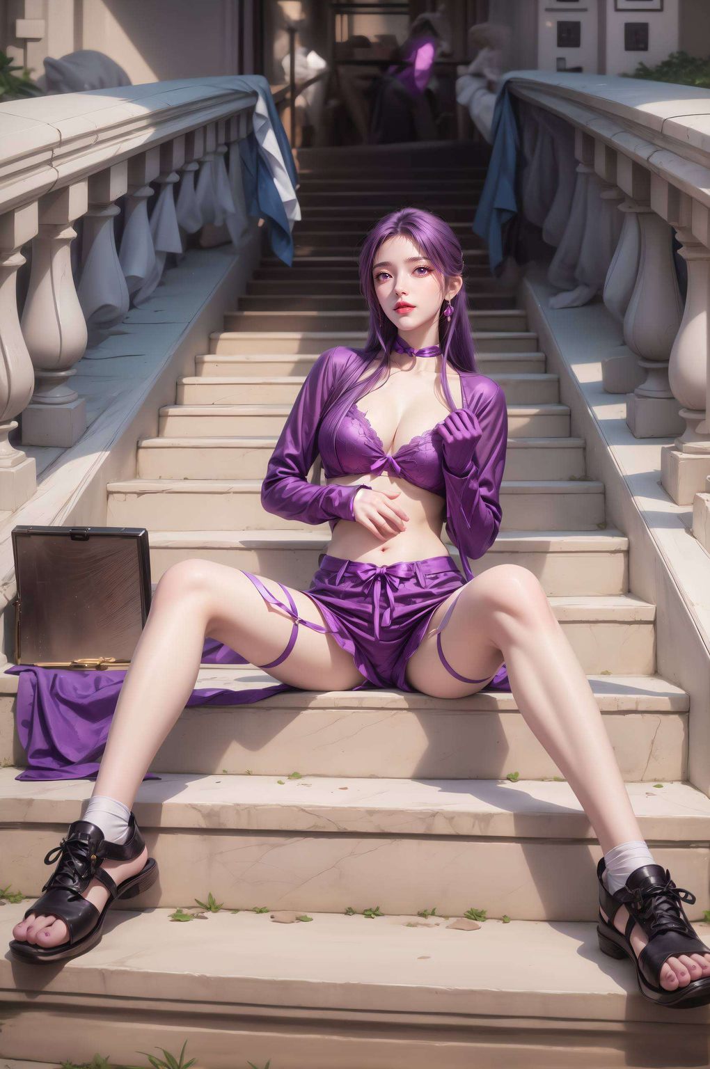 国漫壁纸云曦图片可爱——AI生成壁纸AIGC壁纸护眼手机桌面装饰图精选