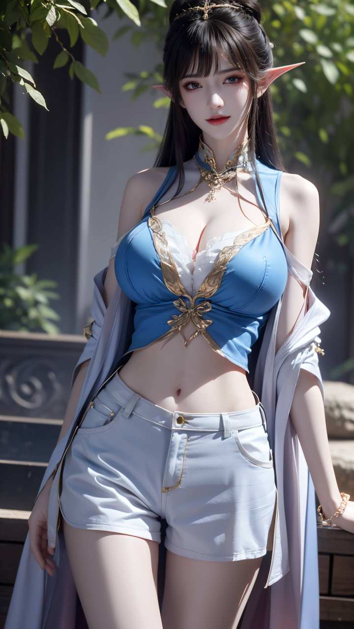 ai国漫壁纸:凤清儿ai绘画发型素材分享