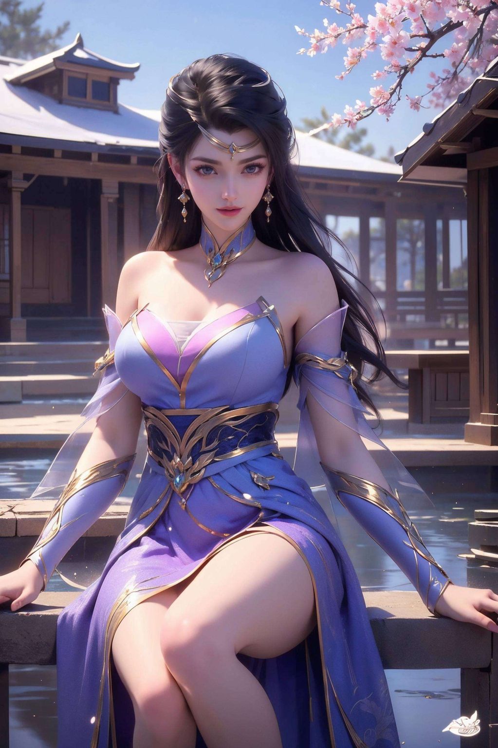 仙武传楚灵玉：完美高清古风漫画壁纸，免费秀平板草丛之美