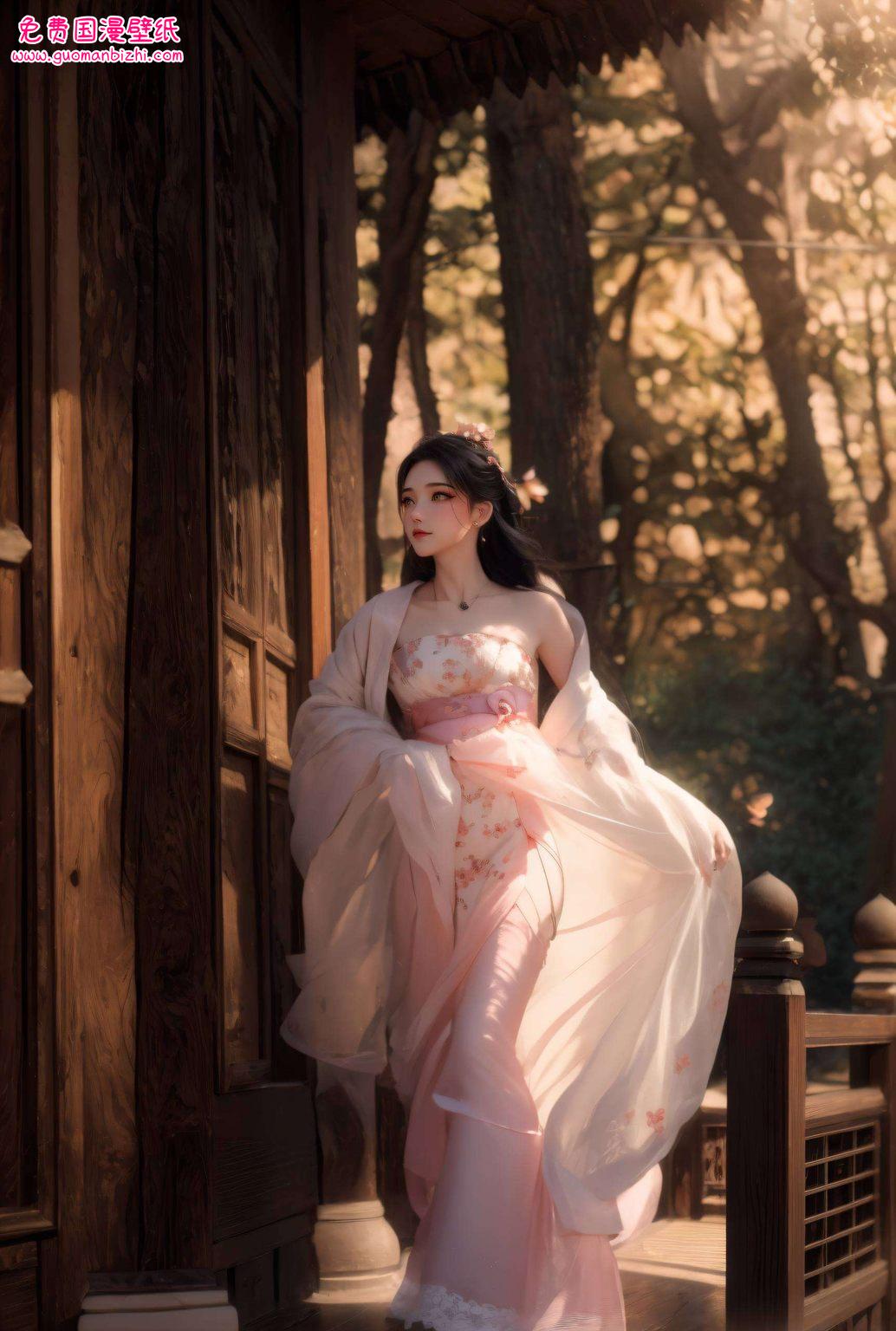 南宫夕儿高清壁纸最新版图片：AI动漫人物AIGC精细角色，苹果艺术壁纸呈现。