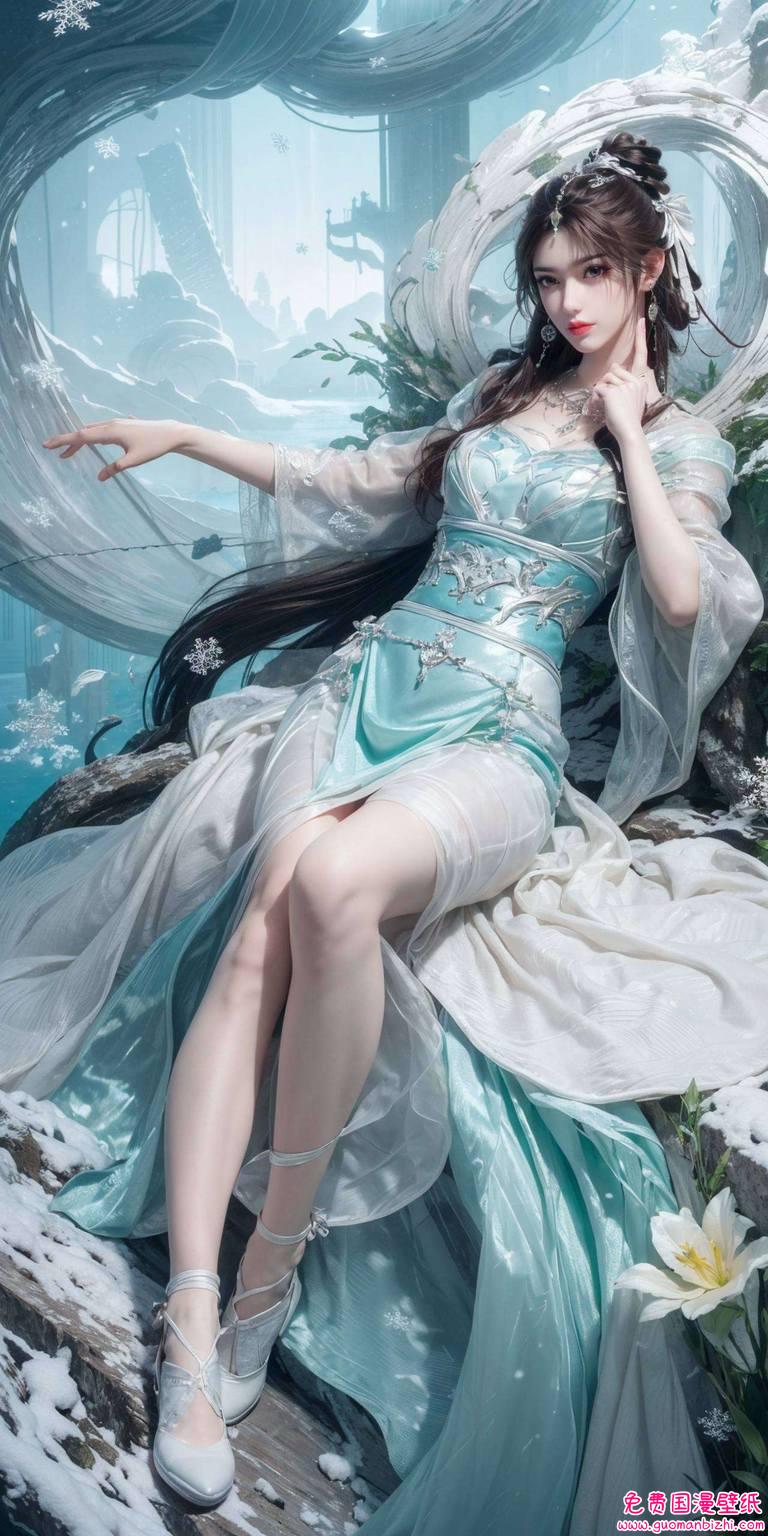 完美世界叶倾仙：AICG免费壁纸秀，安卓漫画壁纸精选集