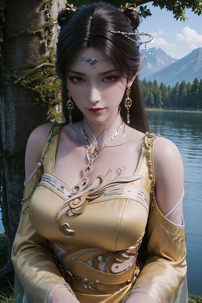 ai国漫壁纸:金瓶儿ai穿搭素材分享