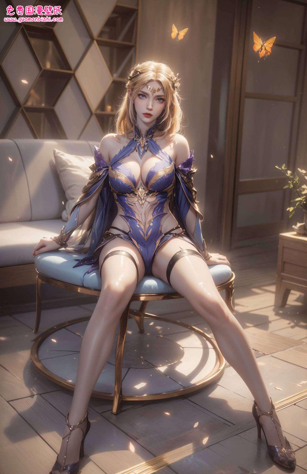 黑化千仞雪壁纸全身——AI生成完美像素PC炫彩壁纸集