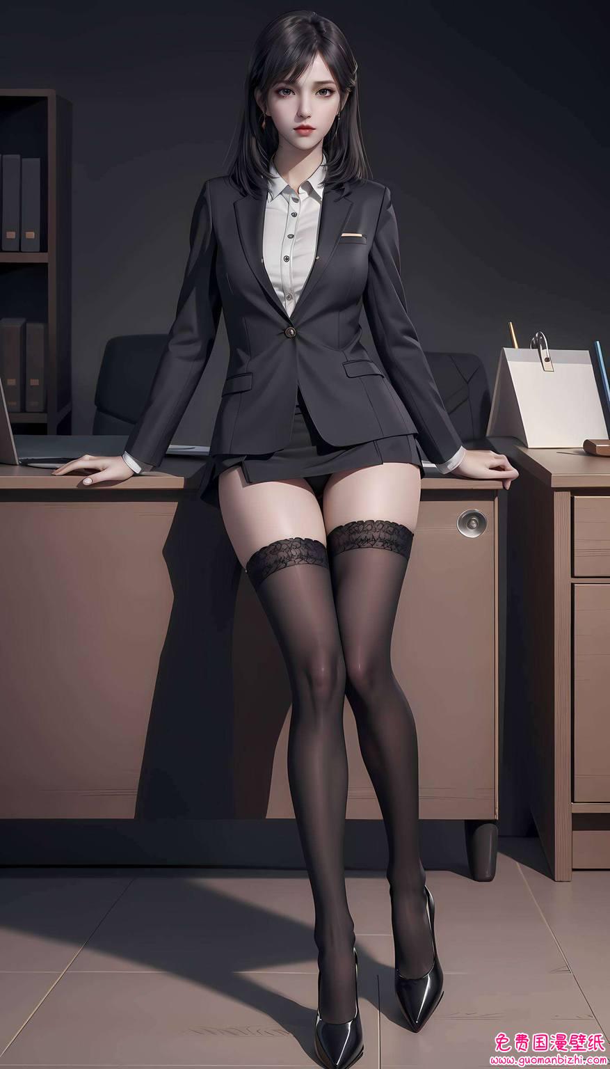 AI创造AIGC免费壁纸包——徐欣婚纱全身苹果桌面装饰图集