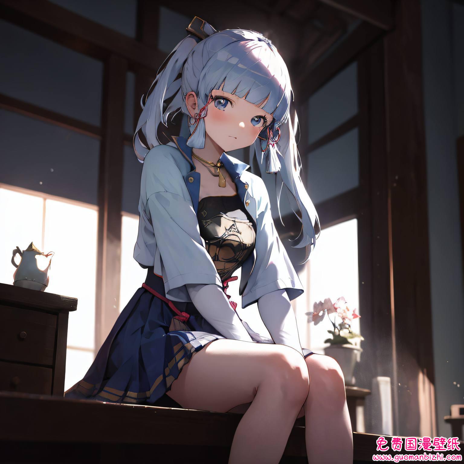 男生原神壁纸神里凌华：AI参考，极简壁纸，PC最美壁纸集