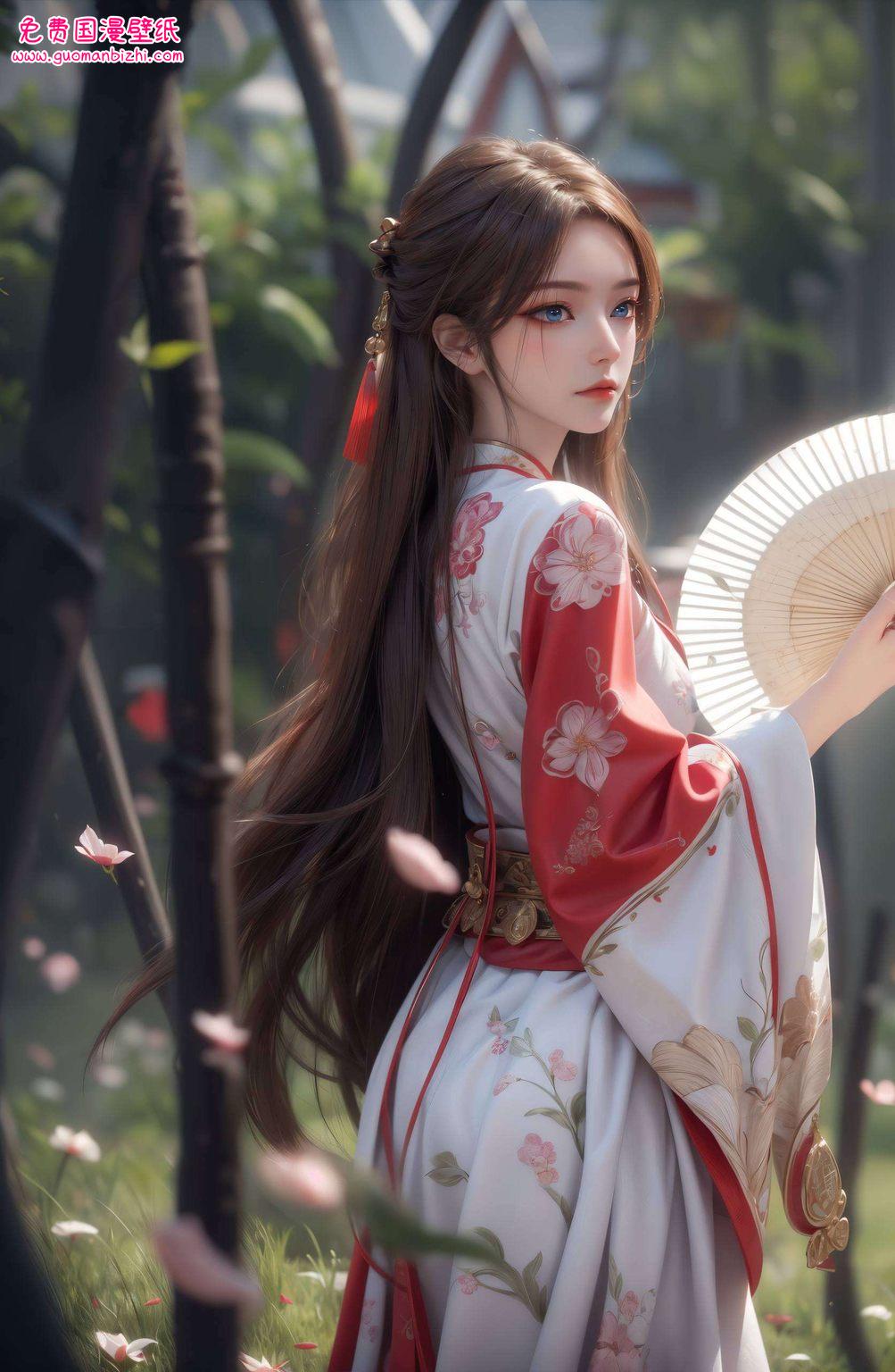 元龙蔷薇二次元美图壁纸大全，AI角色免费壁纸包，IPAD桌面必备精选集。