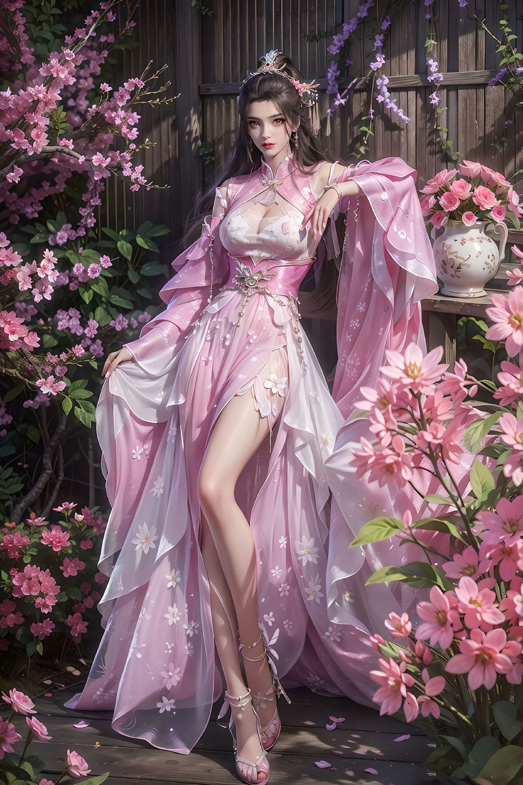 国漫仙逆柳眉泳装壁纸集——绿色免费高清iPad锁屏壁纸包