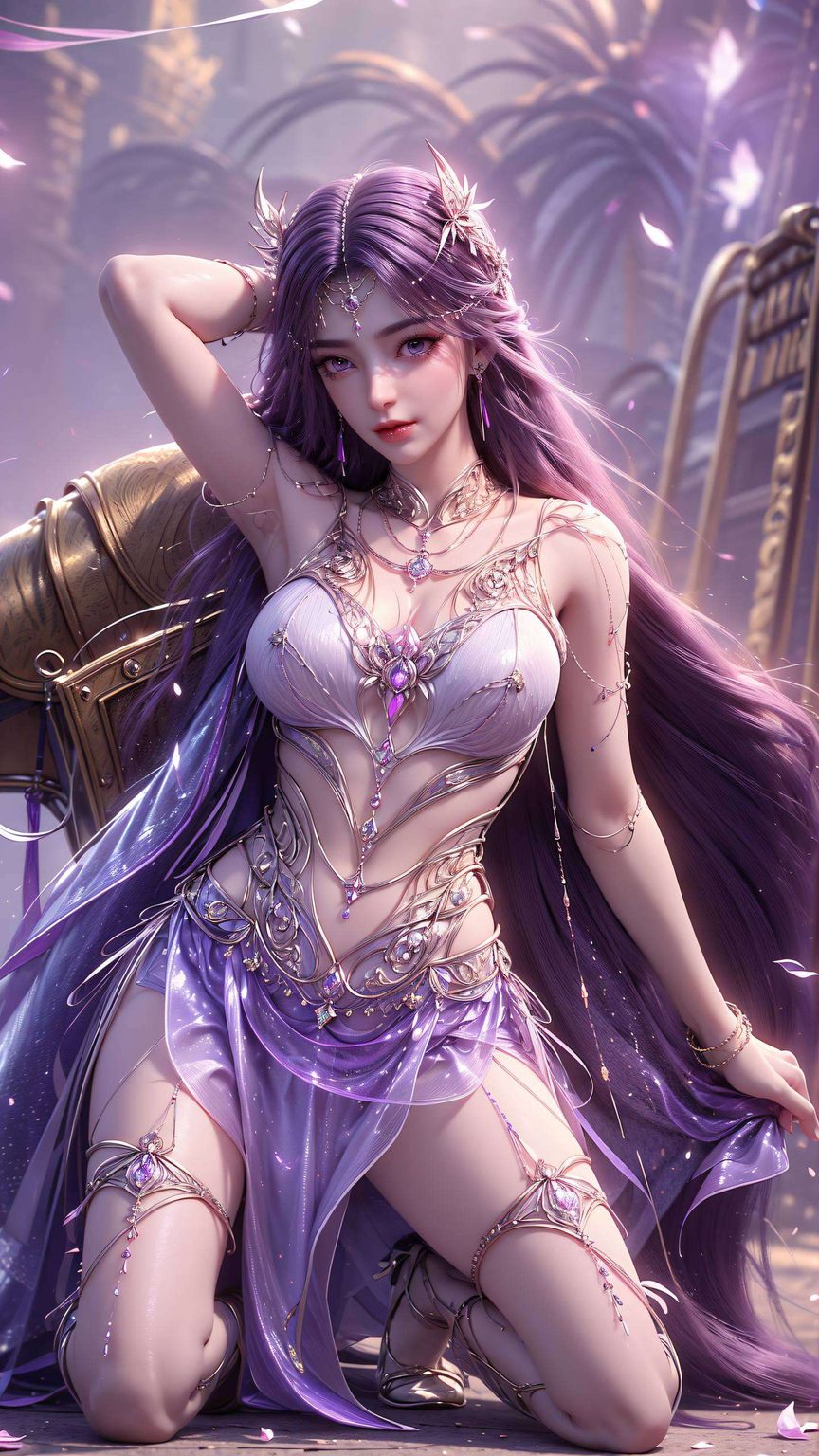 漫画云曦AI绘画壁纸秀——高清可爱，免费下载，iPhone潮图必备