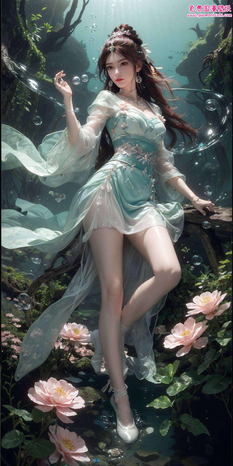 叶倾仙壁纸第一幕：AI创造AIGC免费壁纸合集，PC艺术壁纸精选