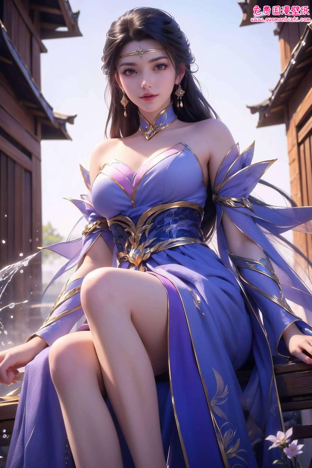 仙武传楚灵玉：AIGC精细角色，AI安卓动画壁纸全屏下载