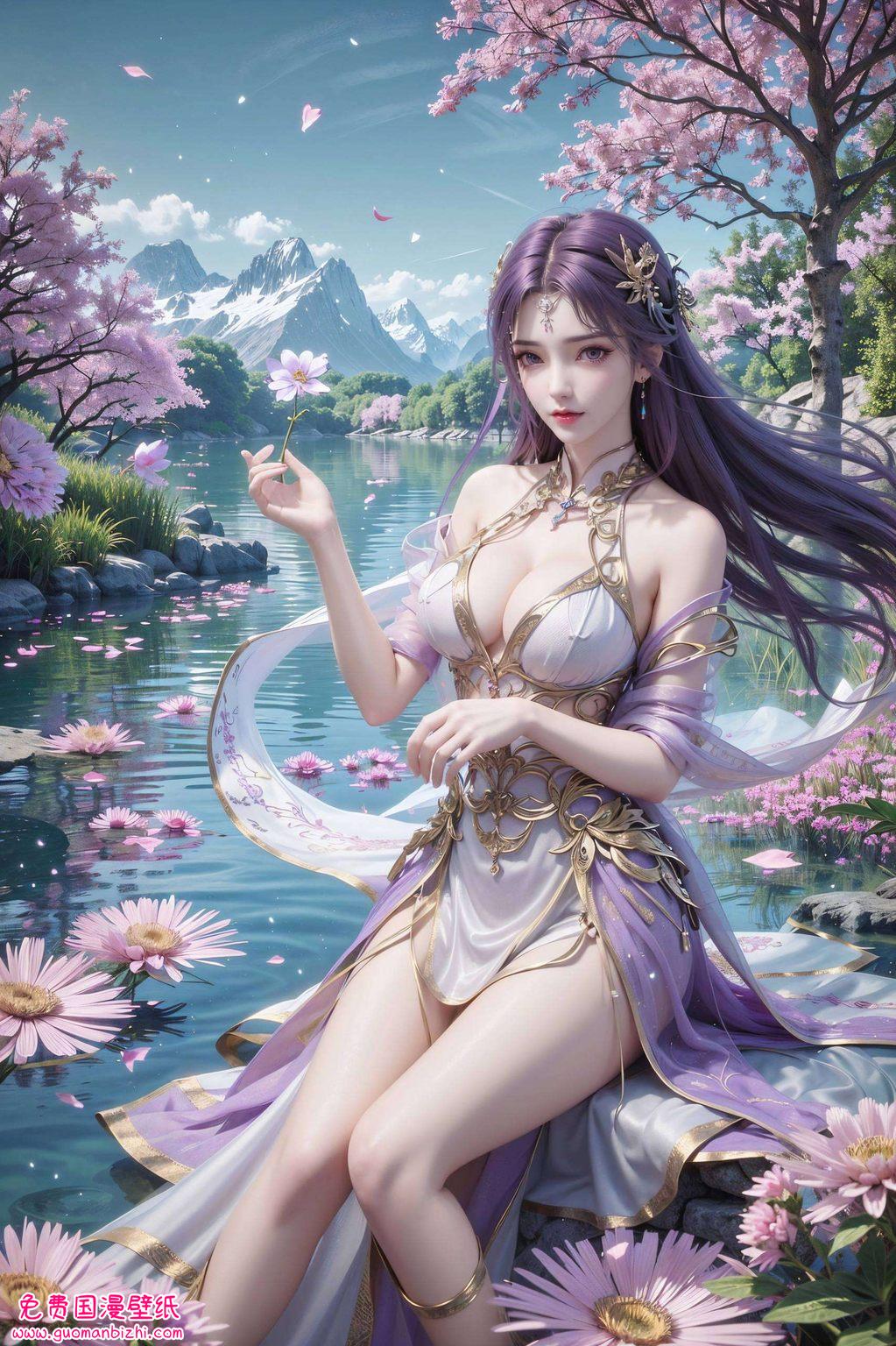 特写免费壁纸分享：云曦泳装高清竖屏PC可爱壁纸集