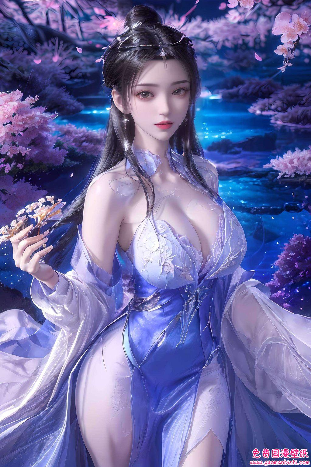 仙逆王林李慕婉，AI生成极简壁纸，iPhone专用高清壁纸集。