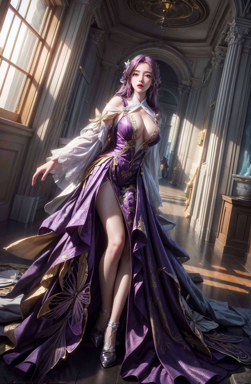 完美世界云曦——AI生成二次元壁纸，PC宽屏高清壁纸集锦