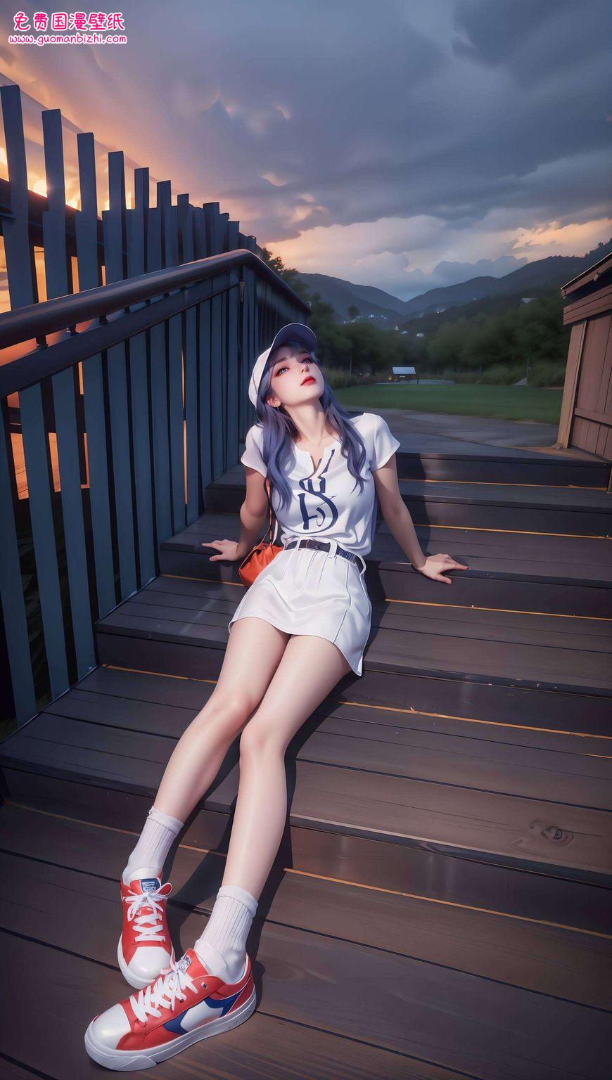 AI创作壁纸，精细动漫圣采儿角色，横屏动态手机Ins风壁纸集