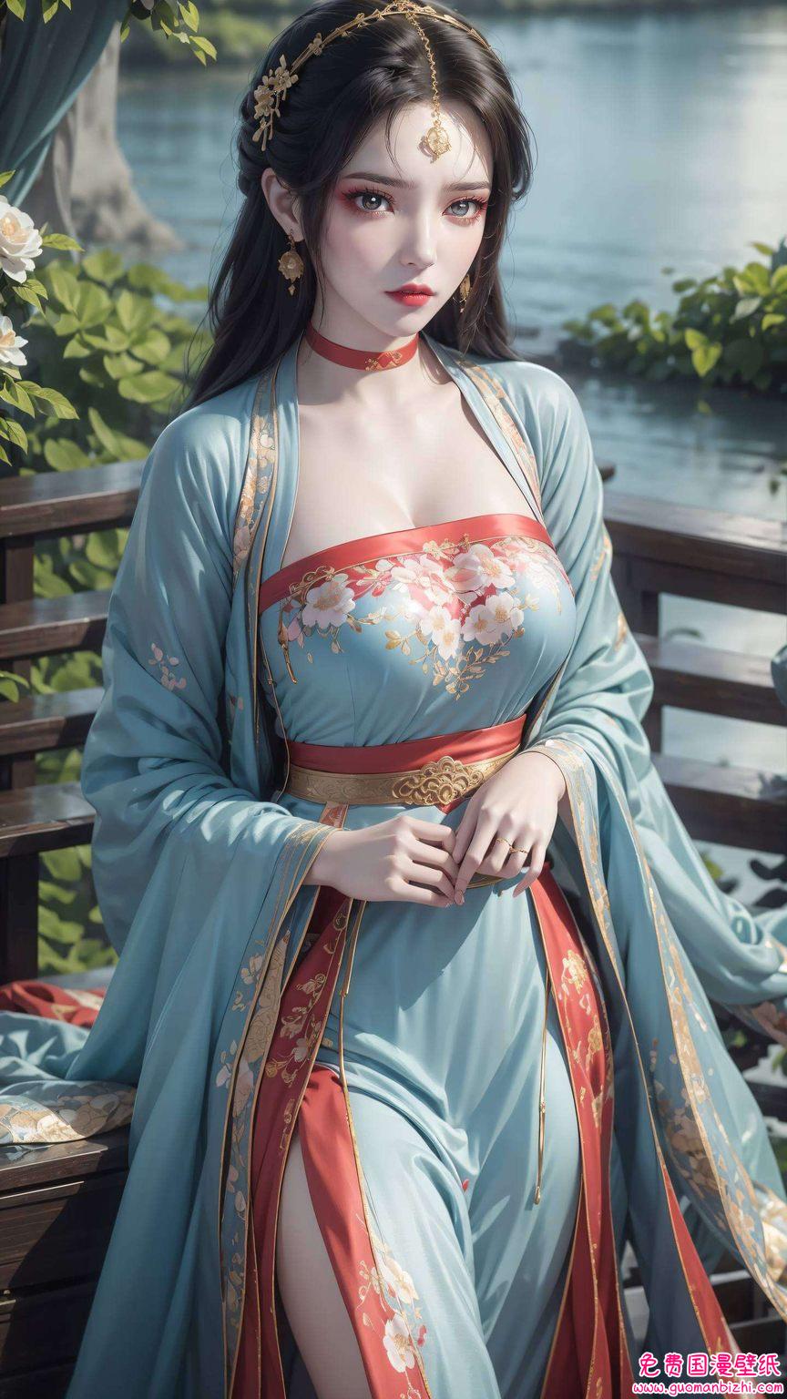 k仙逆墨云壁纸：AI动漫人物AIGC，完美像素，Win10专属古风漫画壁纸