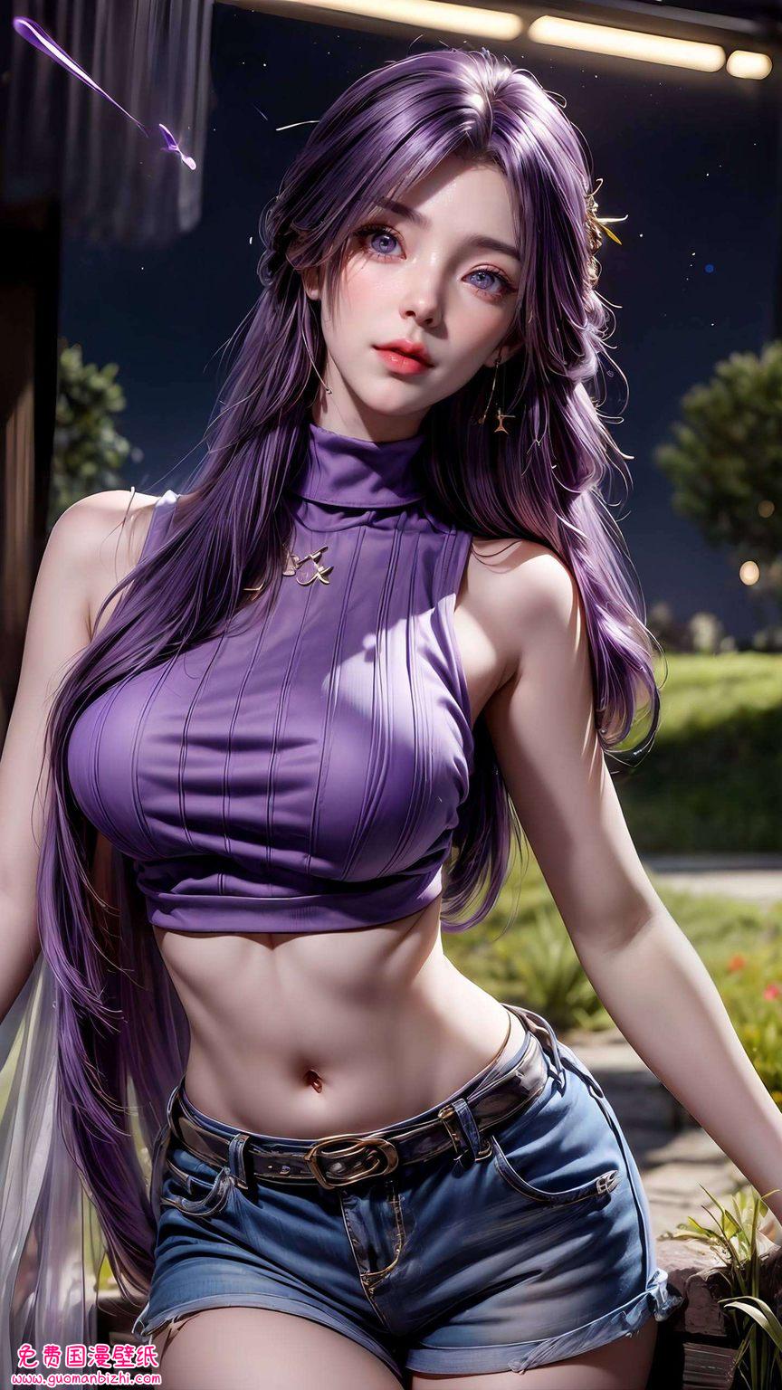 云曦大长腿图片——AI范例壁纸，护眼iPad锁屏女生壁纸精选