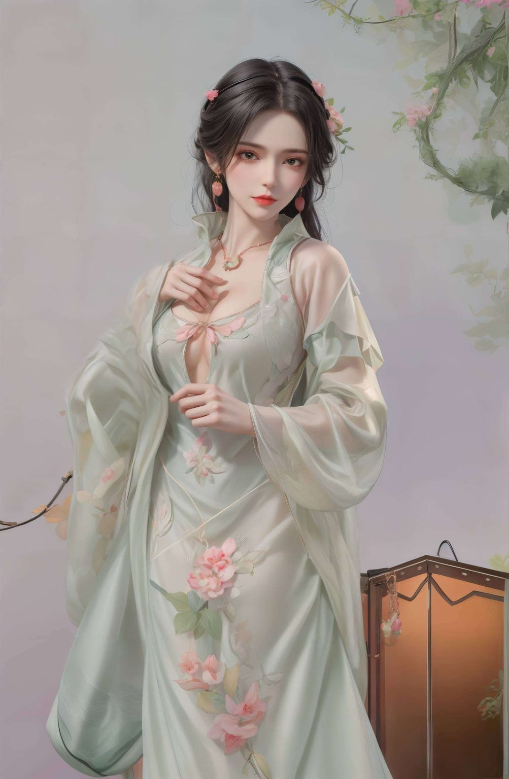 国漫女神壁纸：即墨花雪AI壁纸，游戏壁纸，Win10壁纸，桌面图片精选集