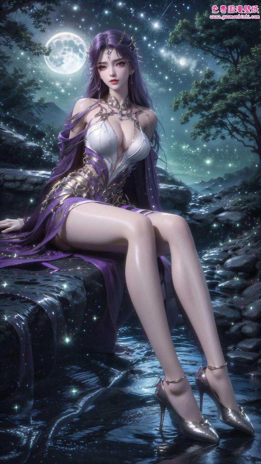 动漫美女动态壁纸云曦——AI壁纸游戏专属，IPad 1920×1080高清呈现