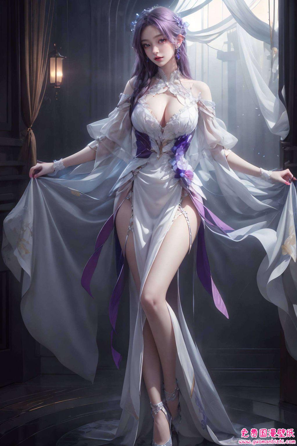 云曦壁纸三格图片——AI生成壁纸，完美像素，Win10专属桌面背景