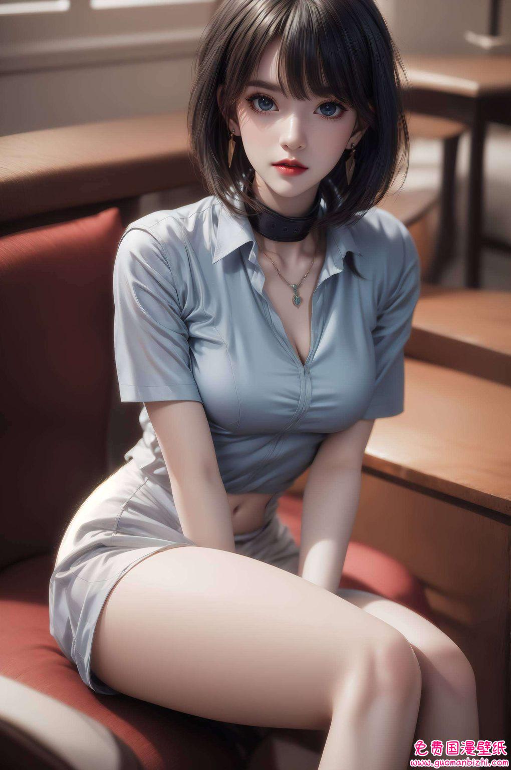 k高清动漫恶魔巴巴塔鬼脸壁纸，苹果简洁风格呈现