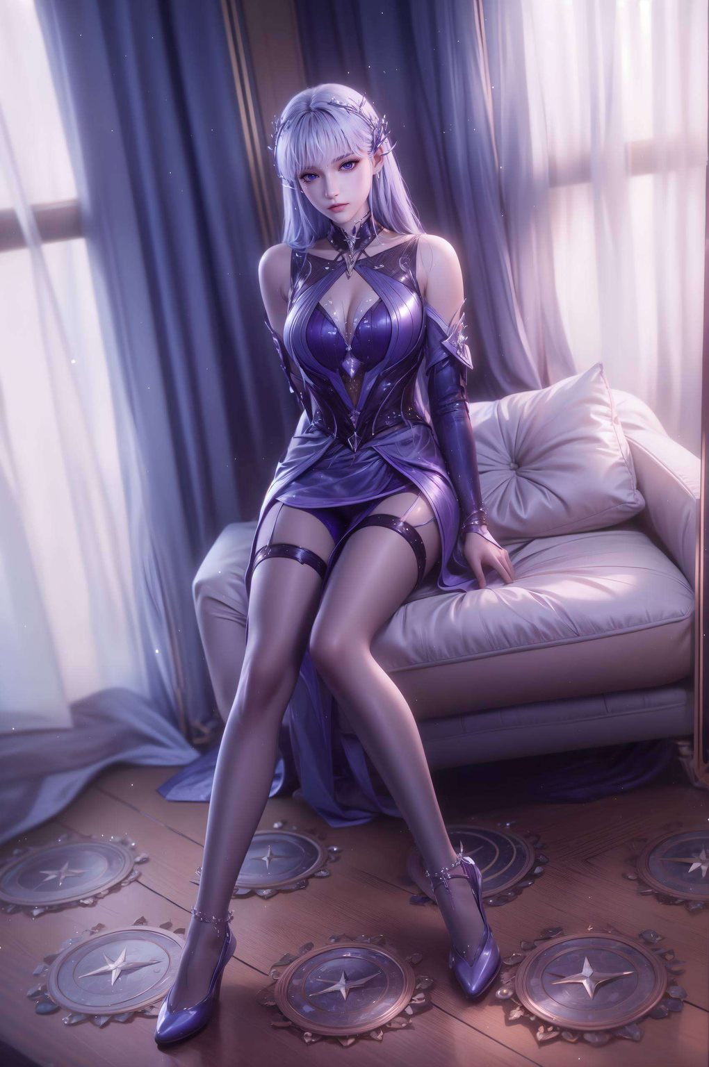 圣采儿AI古风漫画壁纸包，AIGC精选，免费iPhone壁纸盛宴