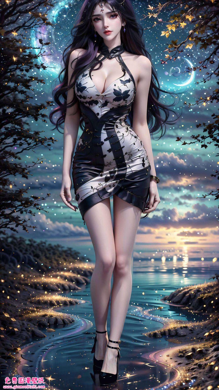 云曦动漫女孩：AI绘画壁纸，免费壁纸合集，PC背景图片精选