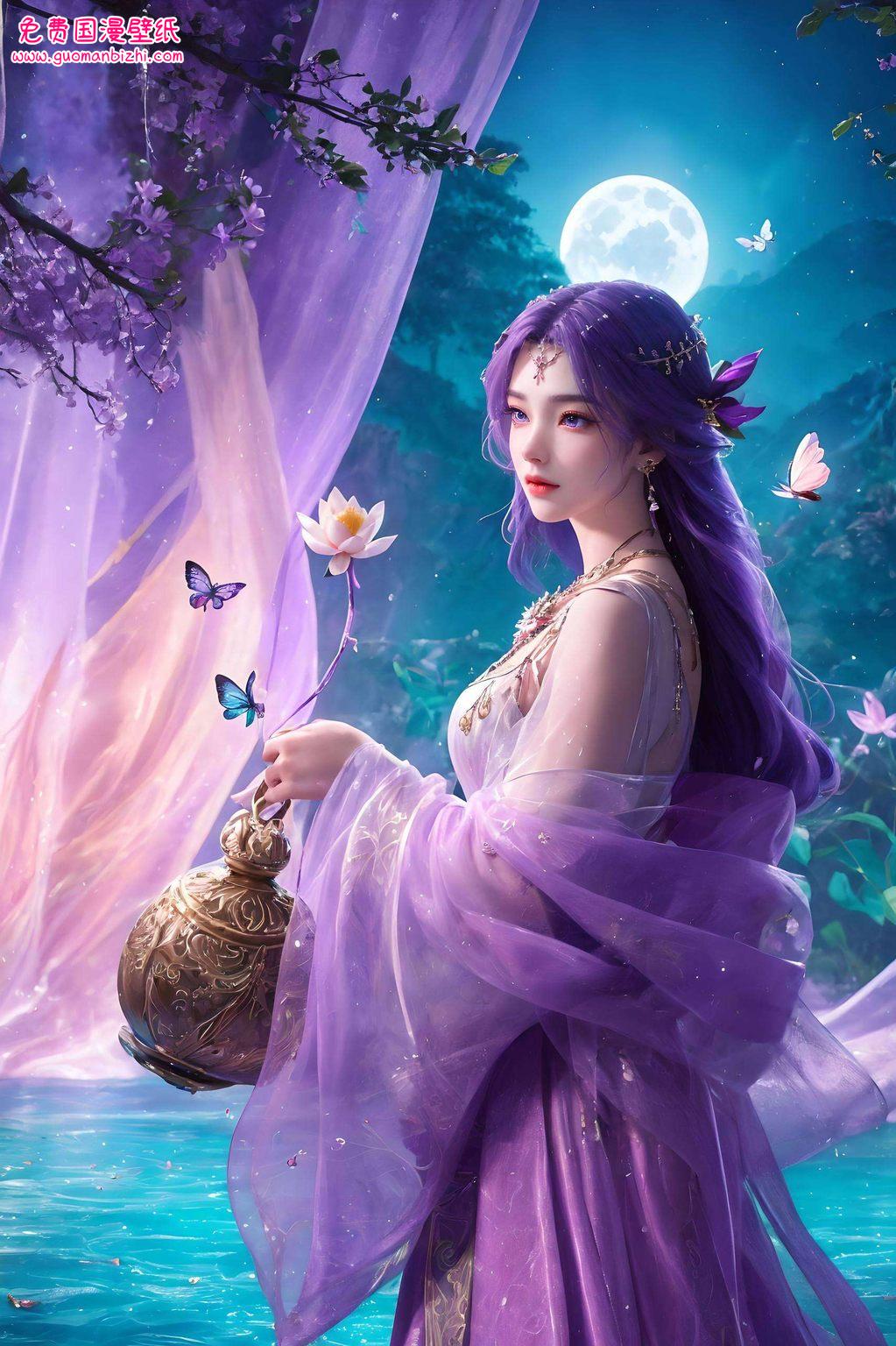 云曦石昊4k高清壁纸，AI生成完美像素，iPad古香古色尽显风华。