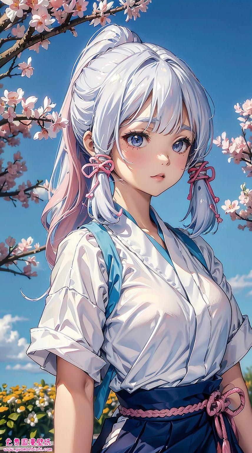 AI绘画壁纸·二次元壁纸·神里凌华平板桌面主题精选 AI绘画壁纸·二次元壁纸·神里凌华平板桌面主题精选