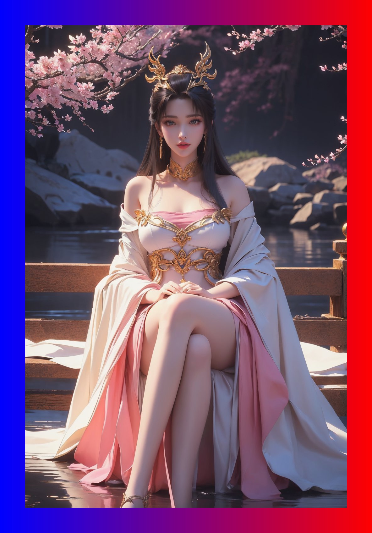 炸裂的ai作品完美世界天狐仙子超清8k壁纸打包