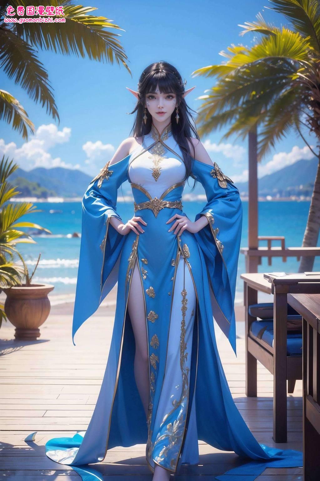 特写免费壁纸秀——动态凤清儿电脑桌面风采