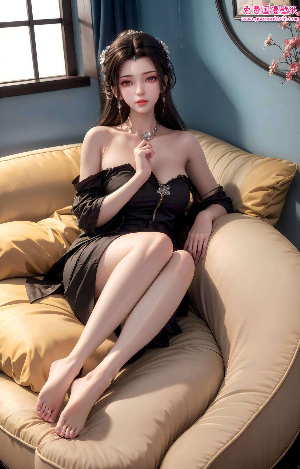 李慕婉特别完美像素4K古风漫画iPhone壁纸集锦