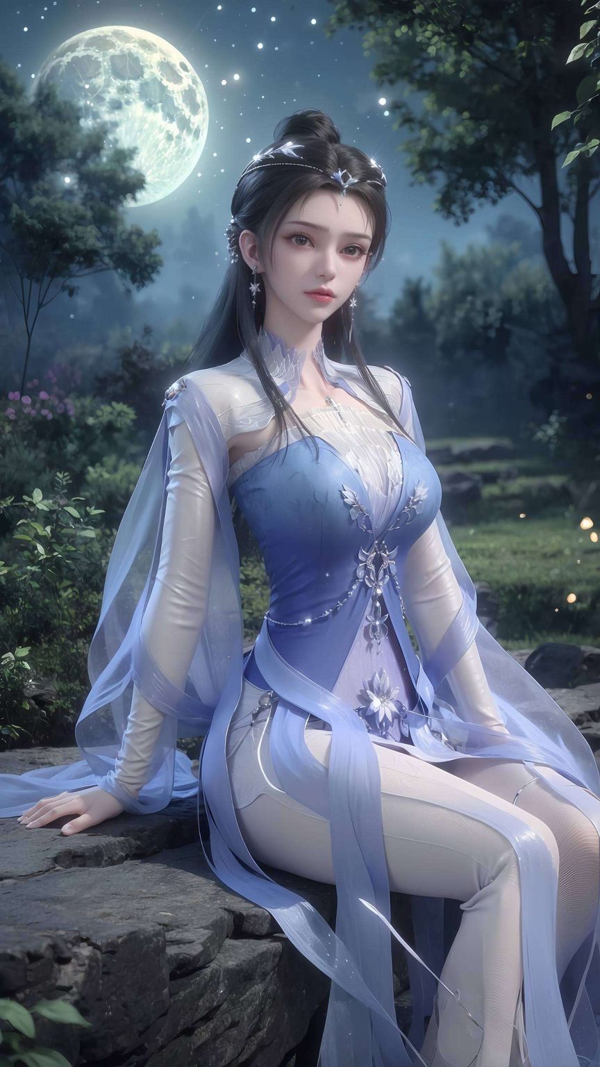 李慕婉施法布阵AI图例，免费壁纸分享，平板桌面壁纸集锦