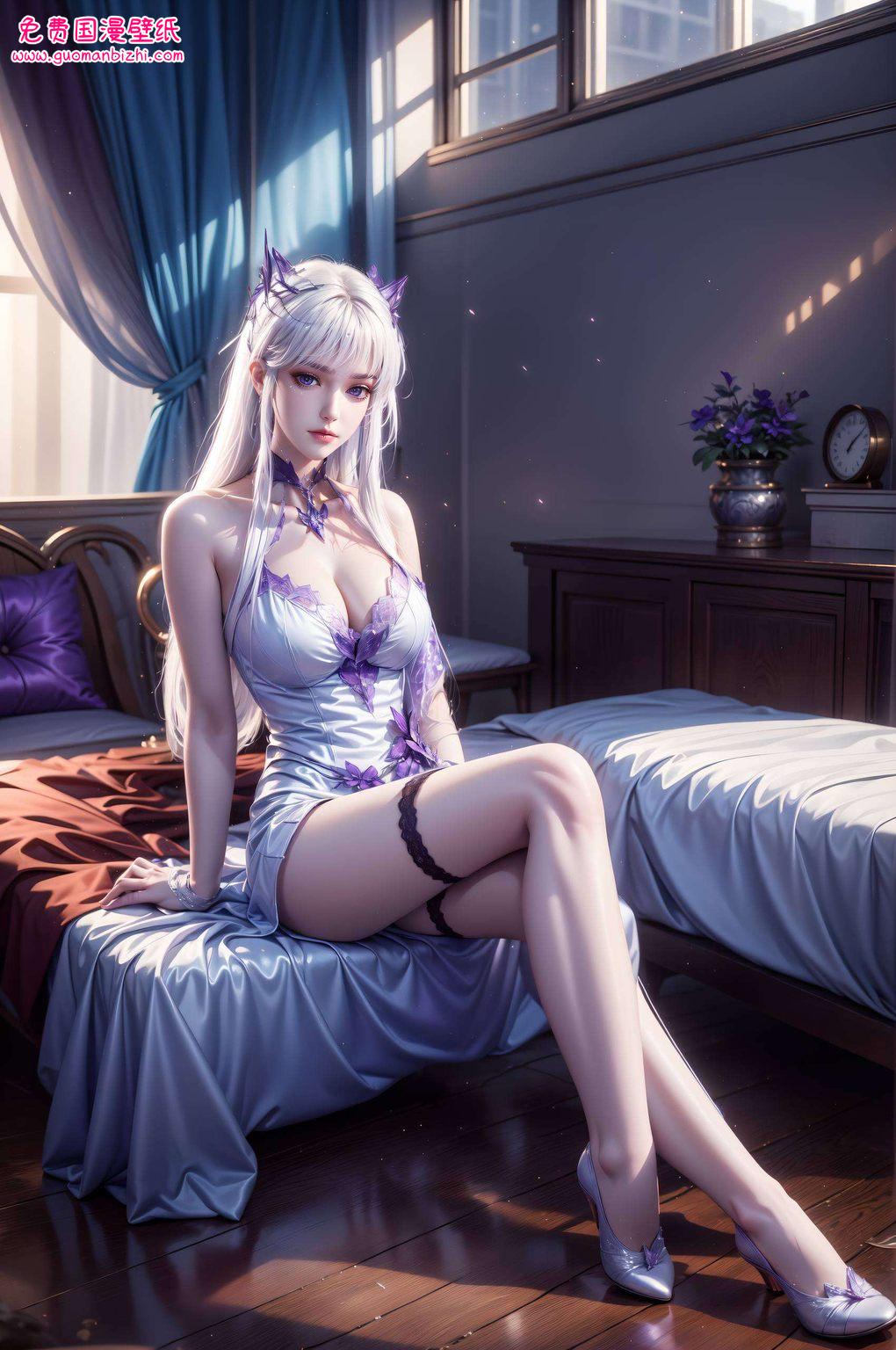 圣采儿AI图例动漫壁纸，iPad桌面图片集锦，尽显霸气风采