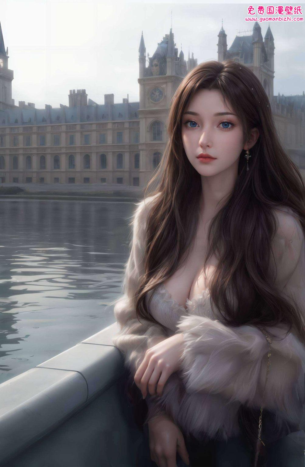 云韵全身高清壁纸集：AI绘画素材，简约PC壁纸免费合集