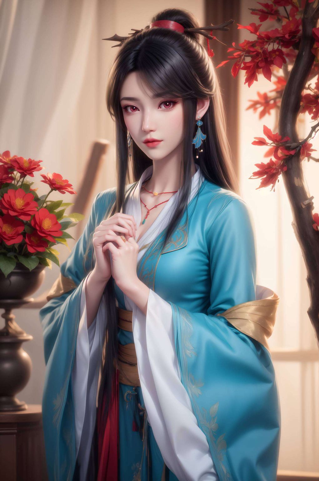 元尊夭夭的平板壁纸集：AI素材AIGC免费壁纸分享，手机宽屏壁纸精选