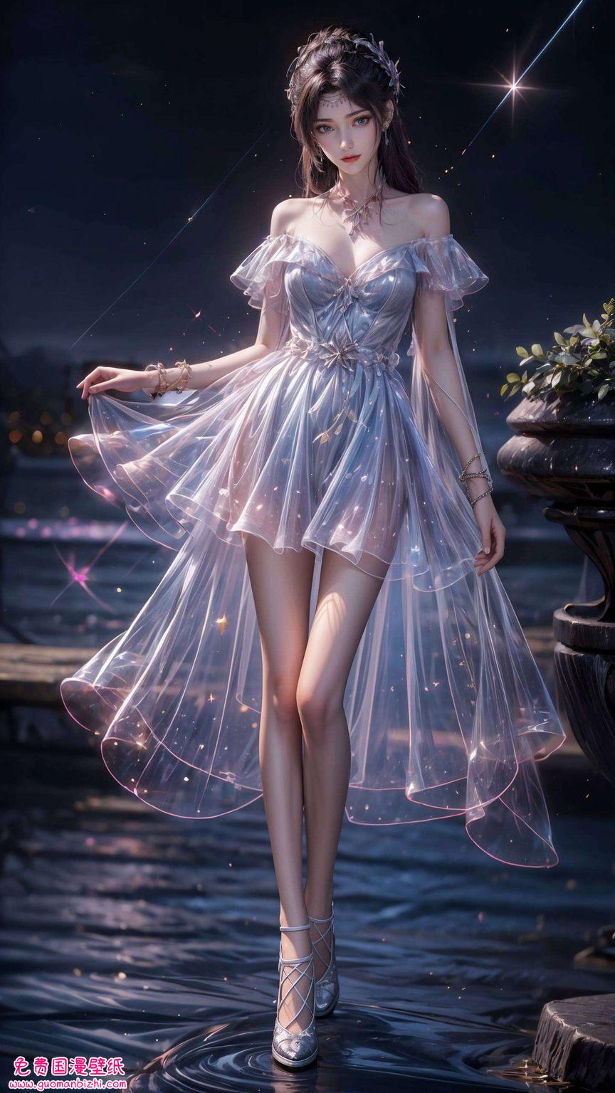 云韵仙气十足壁纸高清——AI图片免费壁纸，装饰电脑桌面，美轮美奂。