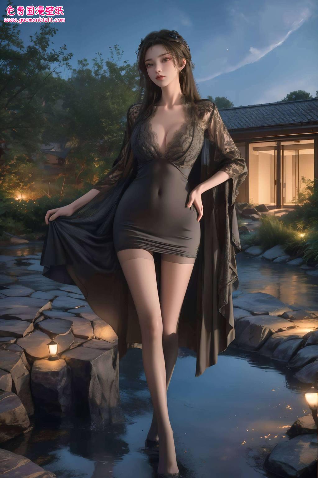 仙逆4K壁纸集——李慕婉风采，AI生成免费平板简洁壁纸包