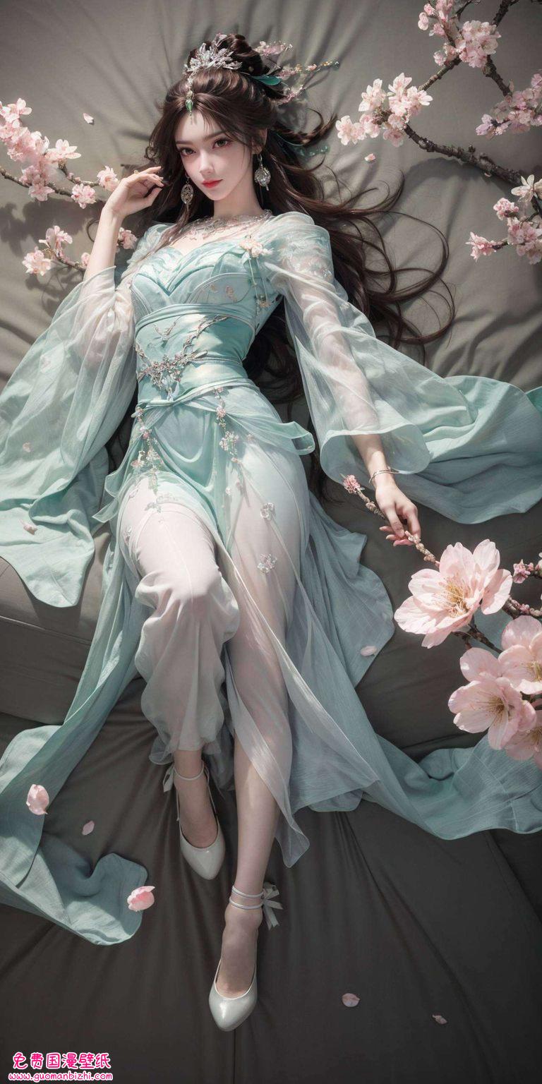 叶倾仙全身壁纸集——AI壁纸完美像素，PC专用高清盛宴