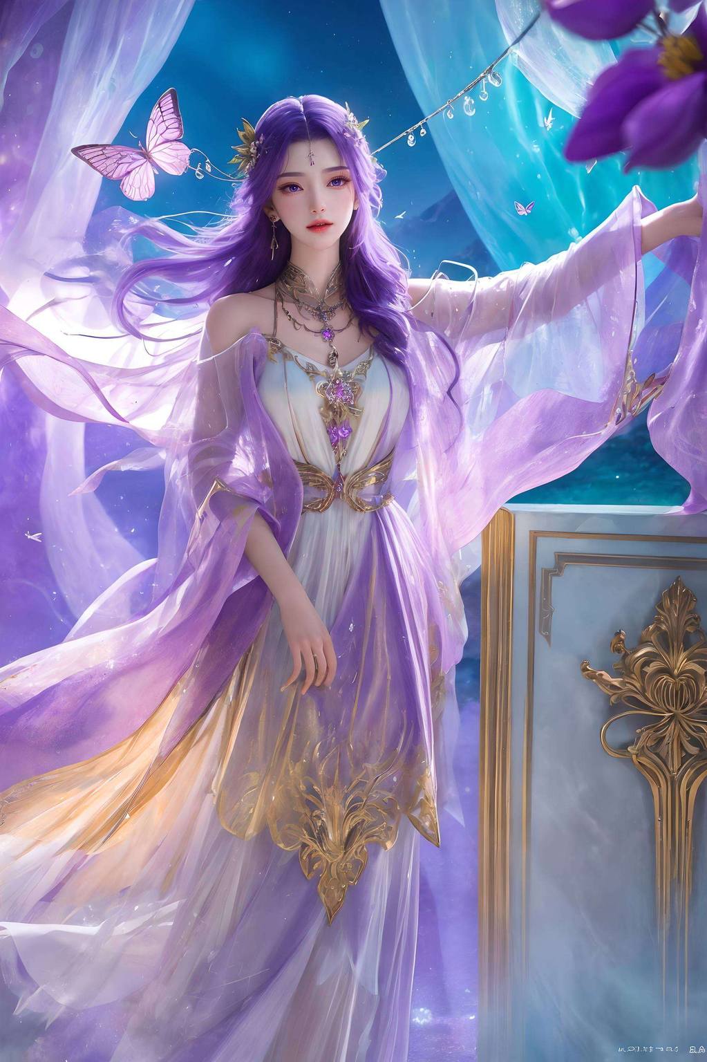 AI生成云曦全屏4k超清粉色壁纸，免费分享安卓壁纸盛宴