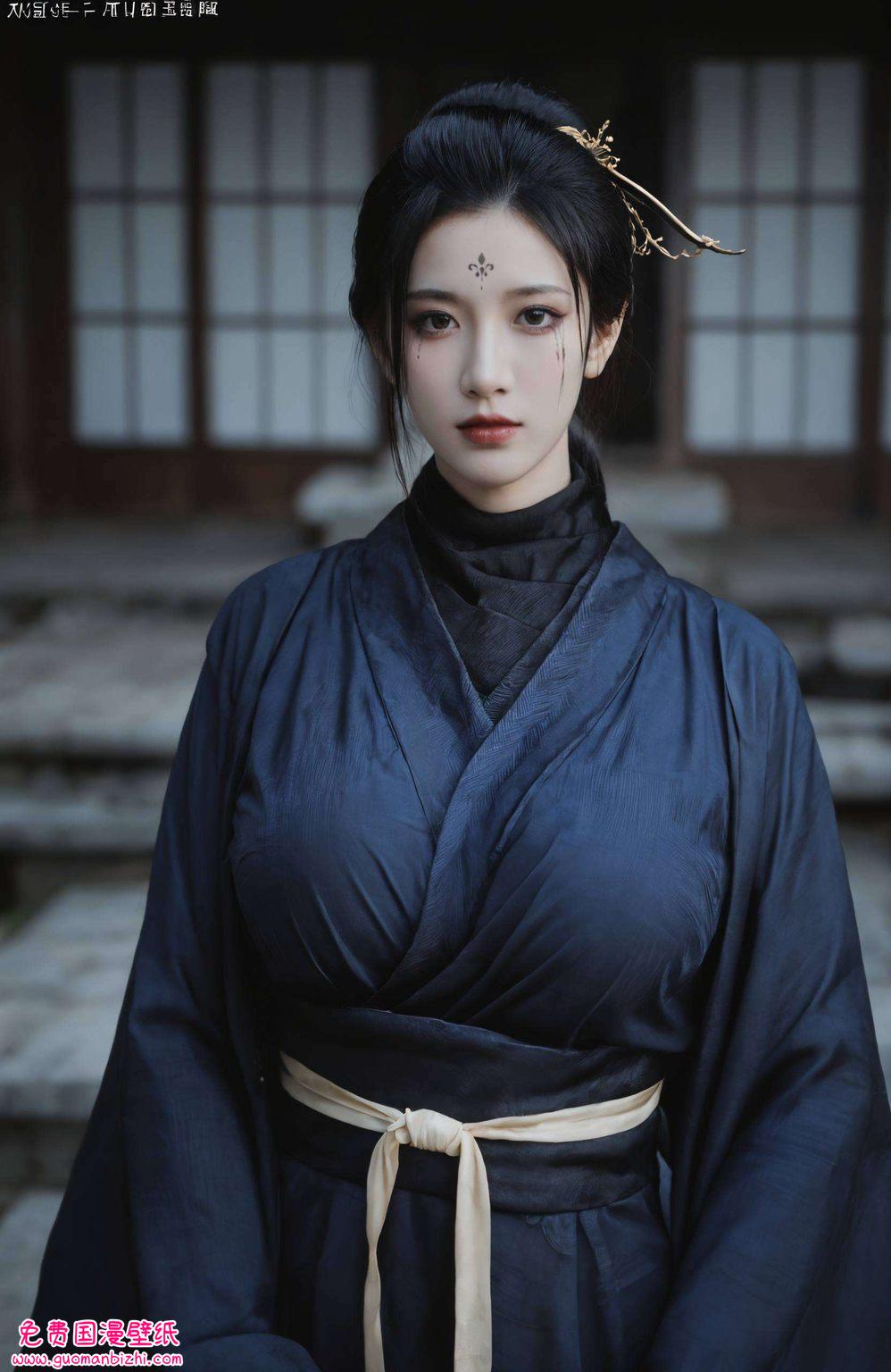 AI绘画参考作品：精细角色动漫女神黑神话悟空四妹，高清壁纸PC桌面主题