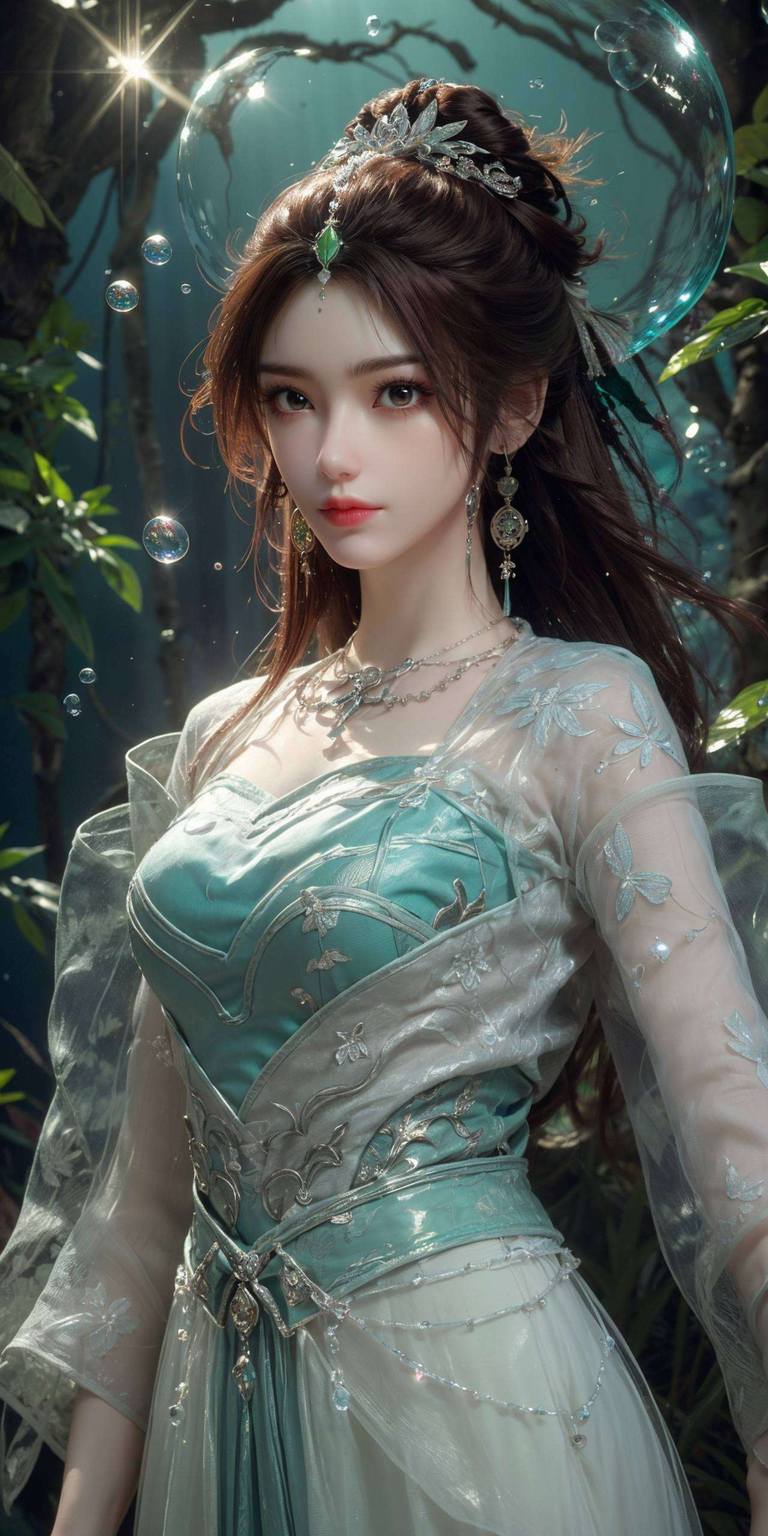 叶倾仙壁纸三屏集——AI壁纸免费下载，Win10锁屏壁纸盛宴