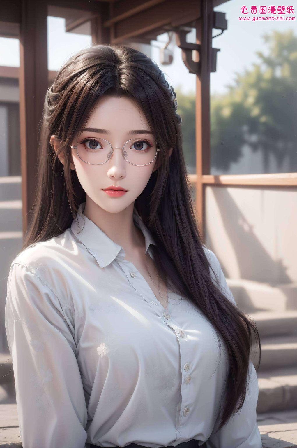 AI生成护眼壁纸：古风云韵变成花瓣Win10壁纸