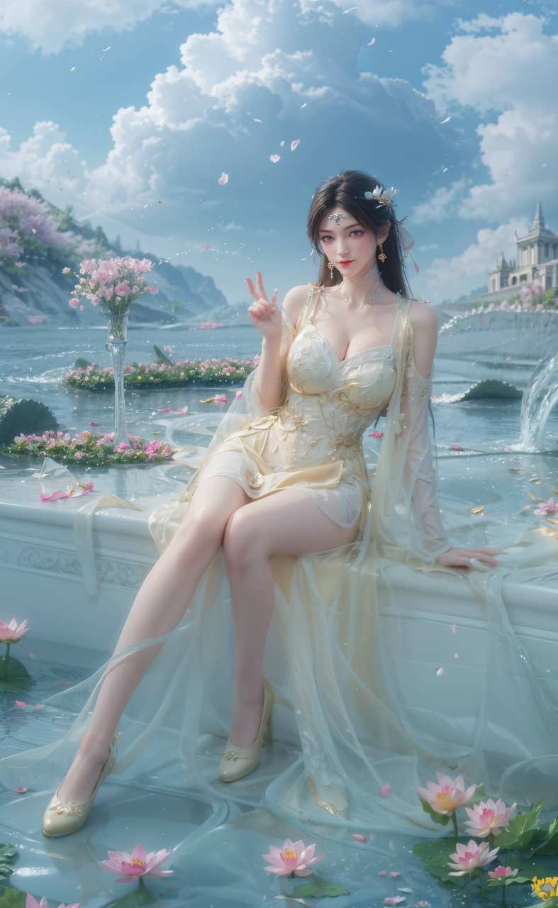 ai壁纸:金瓶儿绘画素材合集