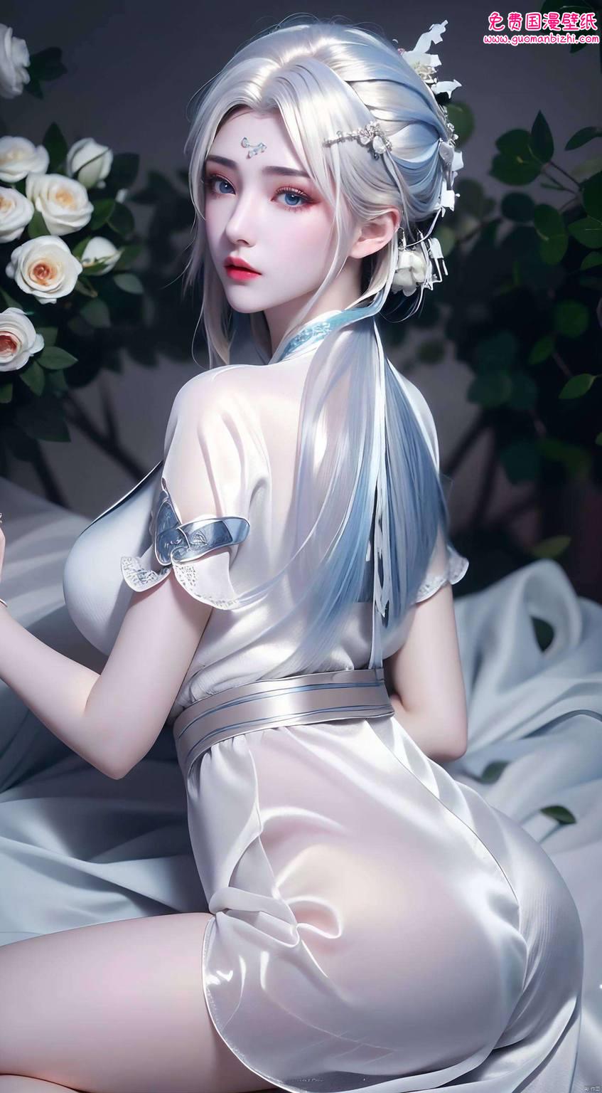 AI绘画AIGC之古香古色二次元壁纸，专为iPhone定制，云韵真人漫头壁纸集