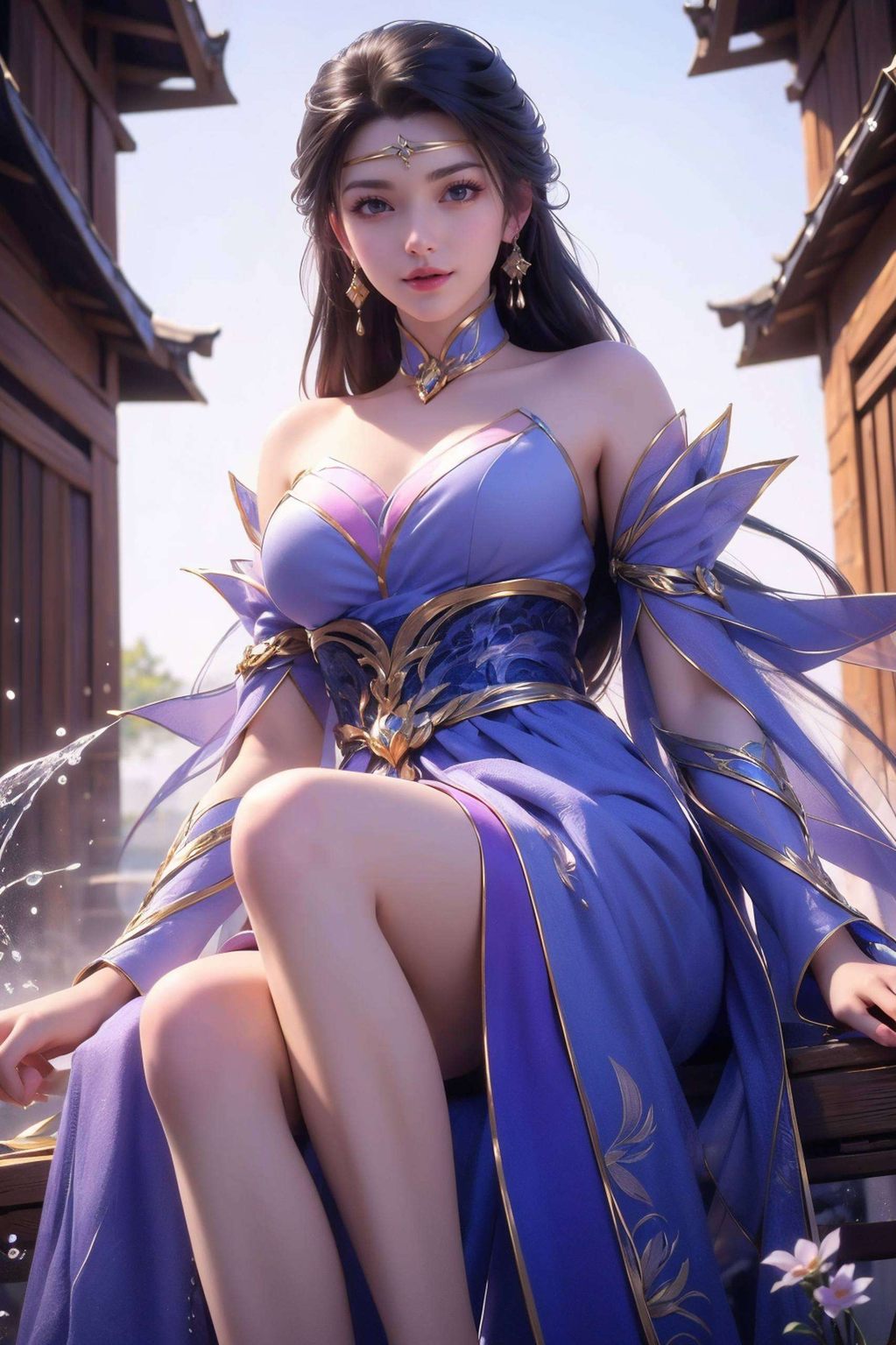 仙武传楚灵玉第二季：AI素材壁纸，完美像素，PC古香古色建模集锦