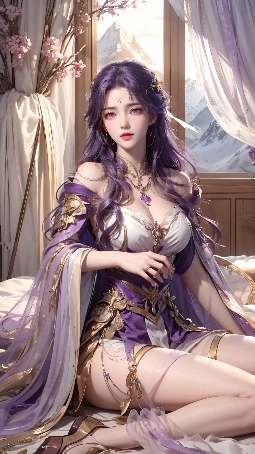 云曦壁纸4k超清无水印——AI生成素材，二次元壁纸，苹果墙纸精选集