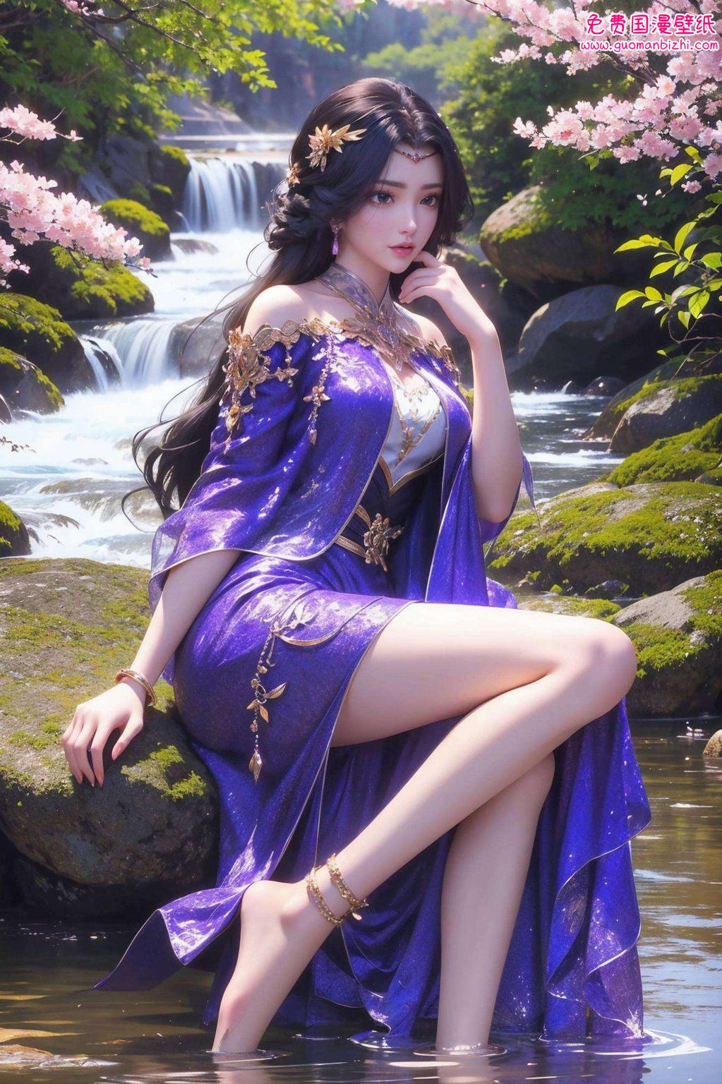 AI生成二次元壁纸，云曦风华，iPad桌面壁纸完美呈现