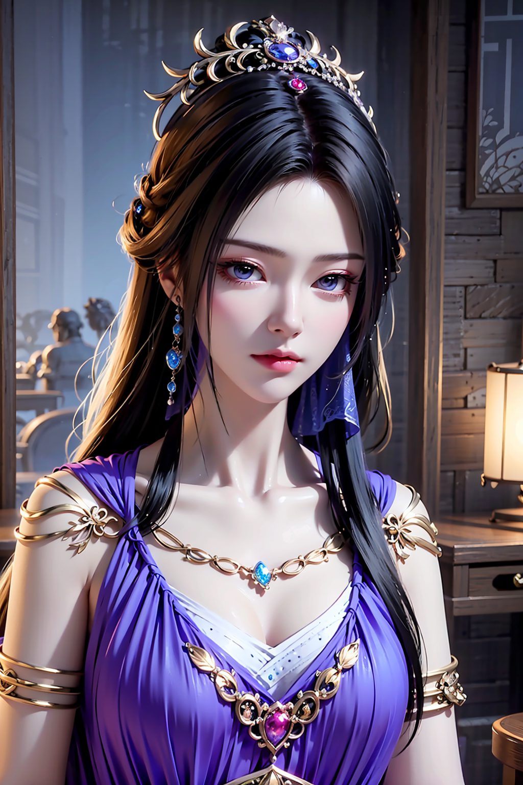 AI图片模型，护眼壁纸，打造安卓桌面主题，仙逆柳眉动态壁纸集。