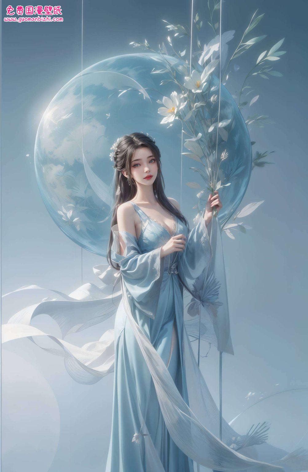 李慕婉壁4k电脑壁纸：AI与二次元漫画的PC视觉盛宴