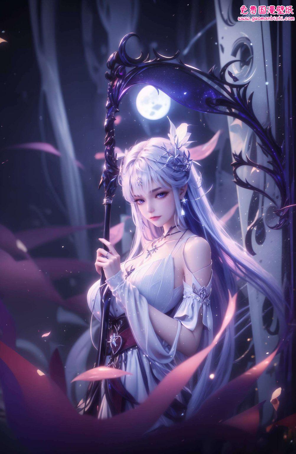 圣采儿牵手壁纸图片高清——AI动漫人物壁纸，免费粉色IPAD壁纸合集